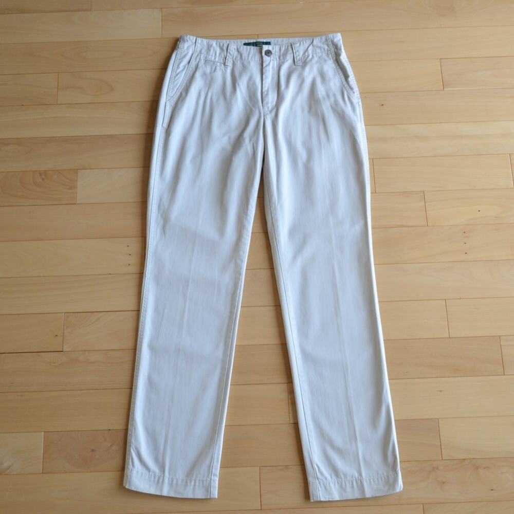 Lauren Jeans Co Ralph Lauren Trousers Dress Pants Size 6 Light Tan